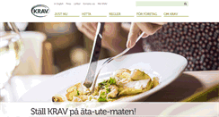 Desktop Screenshot of krav.se