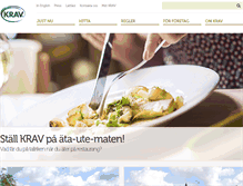 Tablet Screenshot of krav.se